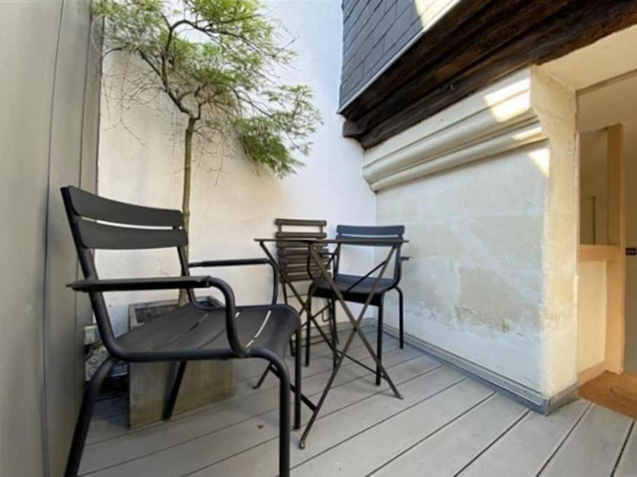 Superbe Studio Avec Terrasse - Cathedrale Nantes Exterior foto